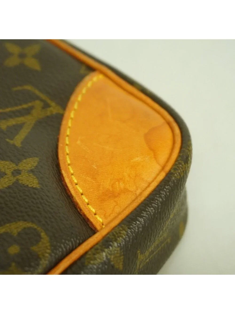 Louis Vuitton Clutch Monogram Marly Dragonne GM Brown